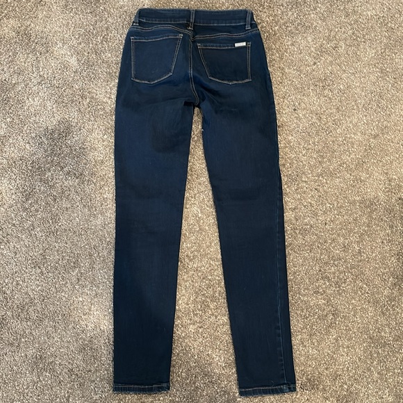 WHITE HOUSE BLACK MARKET Jegging Dark Blue Jeans Skinny Fit Stretch - Picture 3 of 3